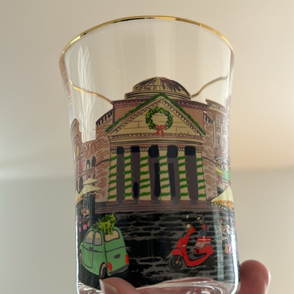Holiday in the city juice glass Rome Anthropologie 2023 - Picture 4 of 9